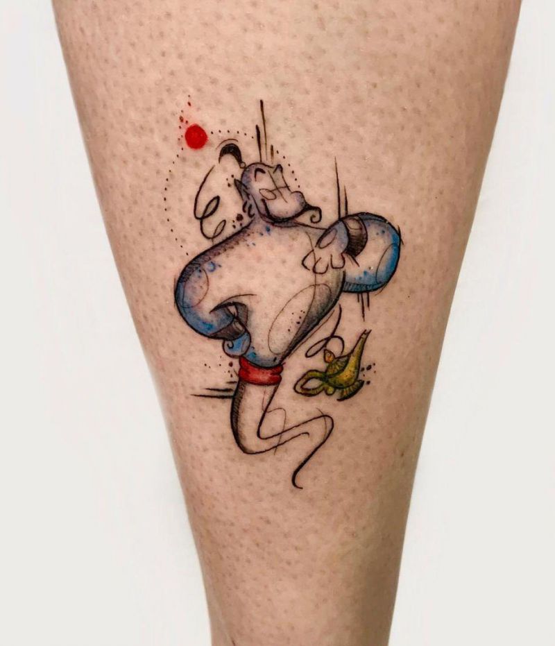 30 Unique Genie Tattoos for Your Inspiration