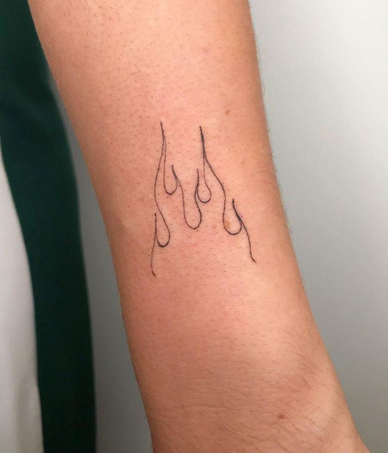 30 Unique Flame Tattoos You Must See