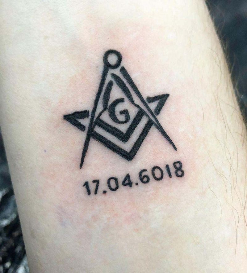 30 Unique Freemason Tattoos to Inspire You