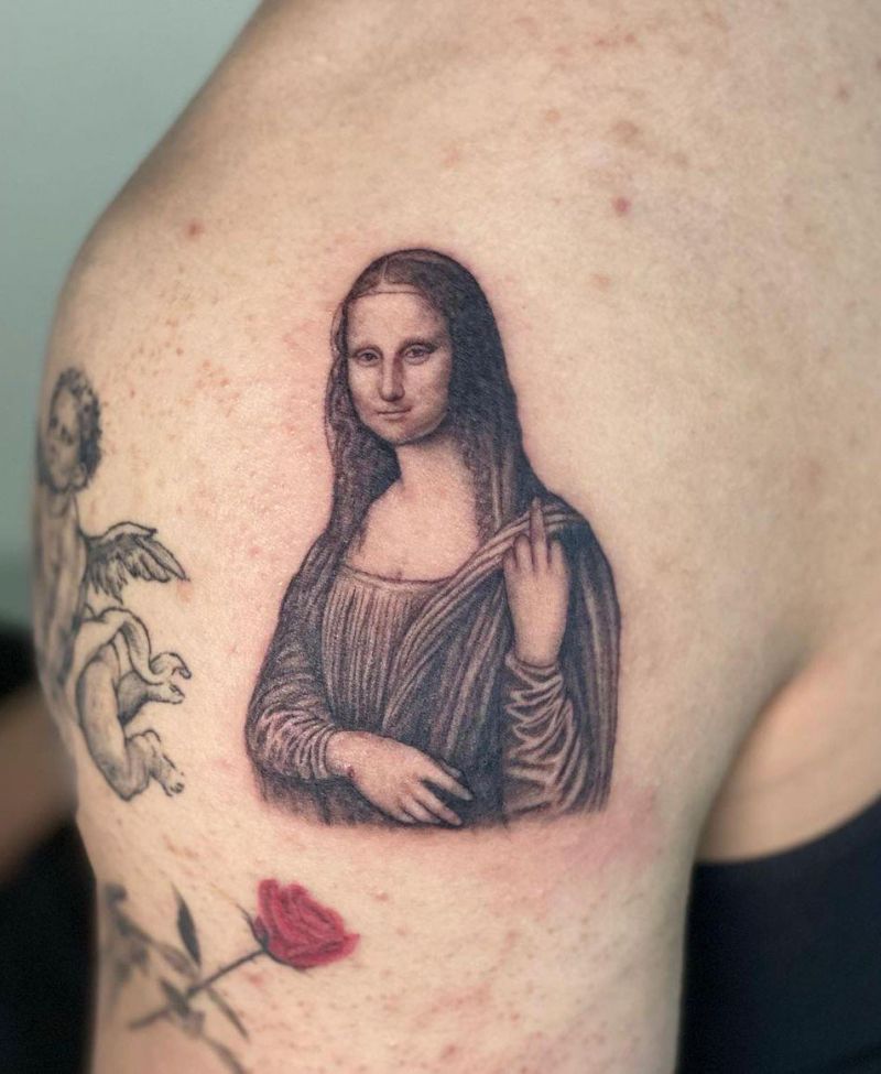 30 Unique Mona Lisa Tattoos You Can Copy