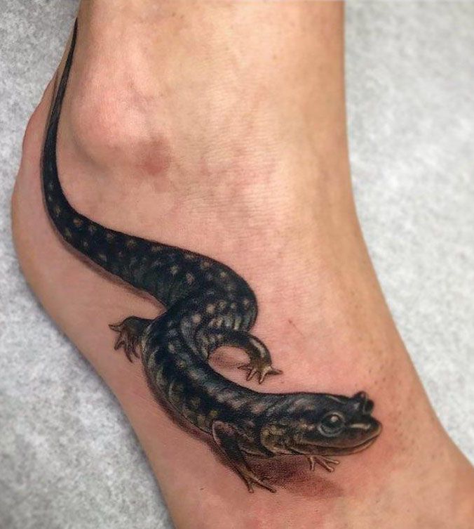 30 Unique Salamander Tattoos You Must Try