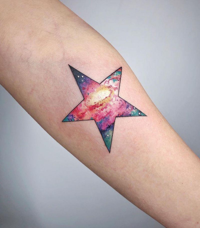 30 Unique Milky Way Tattoos for Your Inspiration