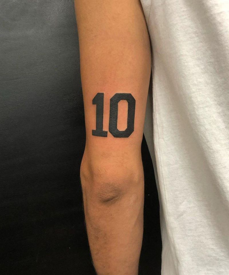 30 Cool Number Tattoos You Can Copy