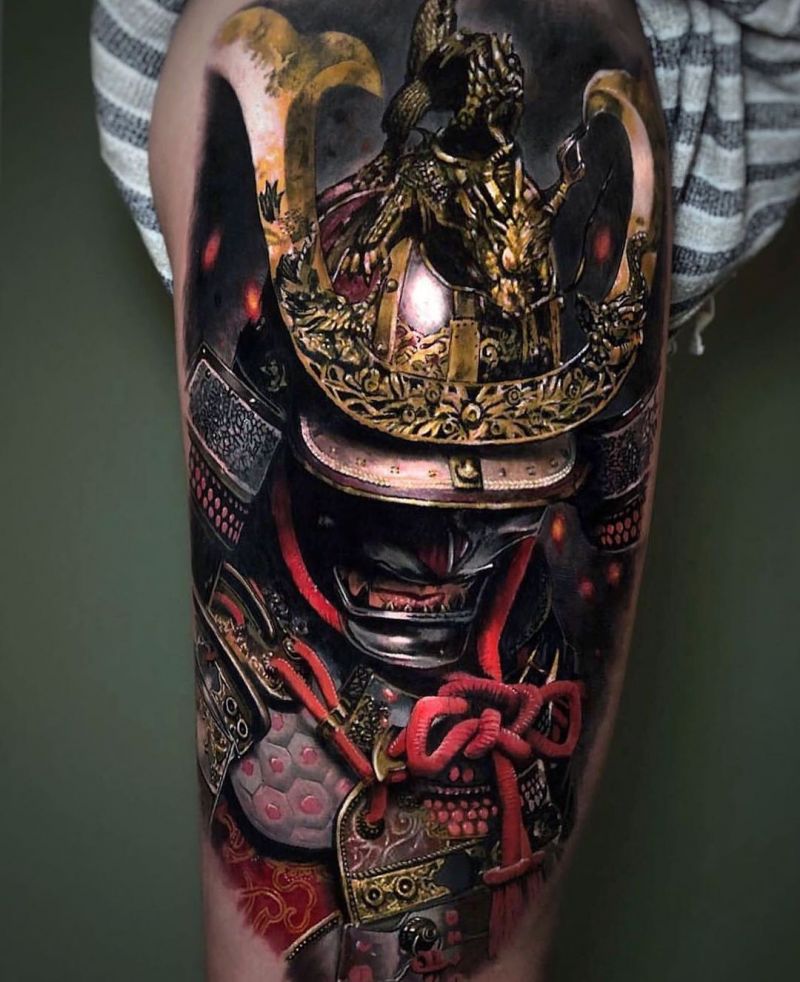 30 Excellent Samurai Tattoos to Inspire You