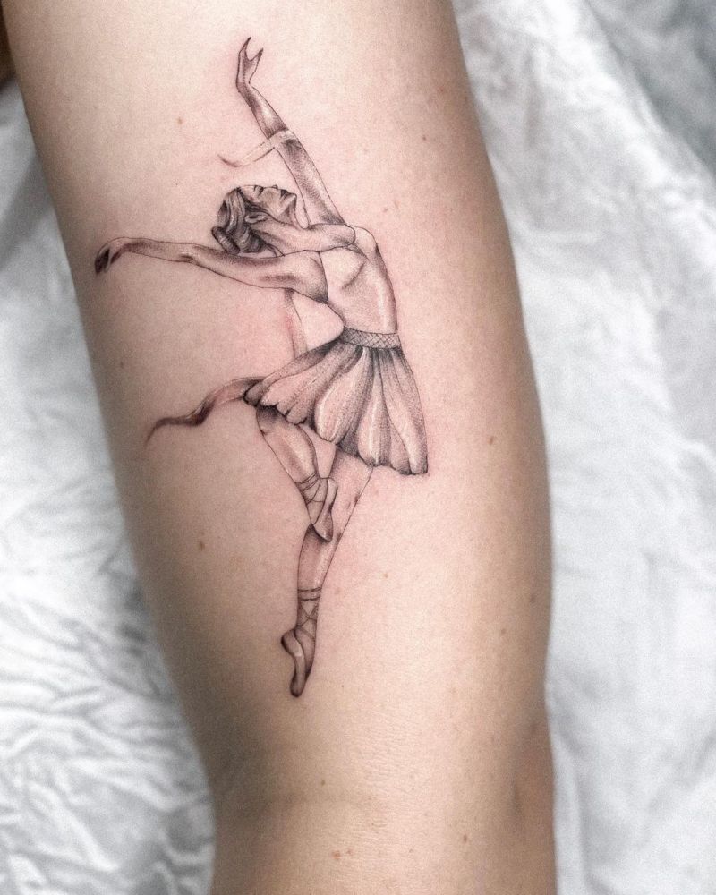 30 Elegant Ballerina Tattoos You Can Copy