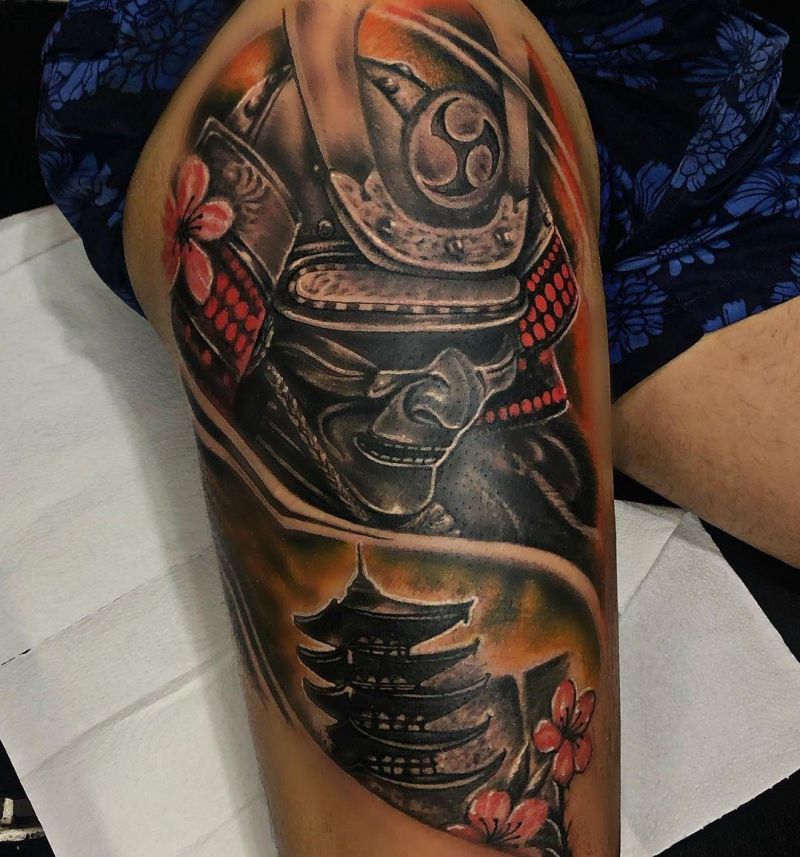 30 Excellent Samurai Tattoos to Inspire You