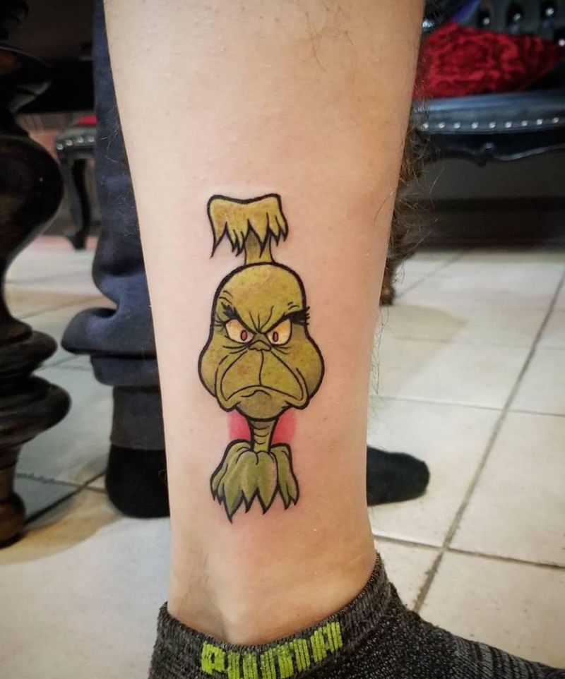 30 Unique Grinch Tattoos for Your Inspiration