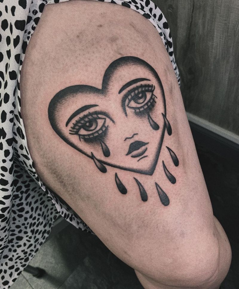 30 Unique Tears Tattoos You Must See
