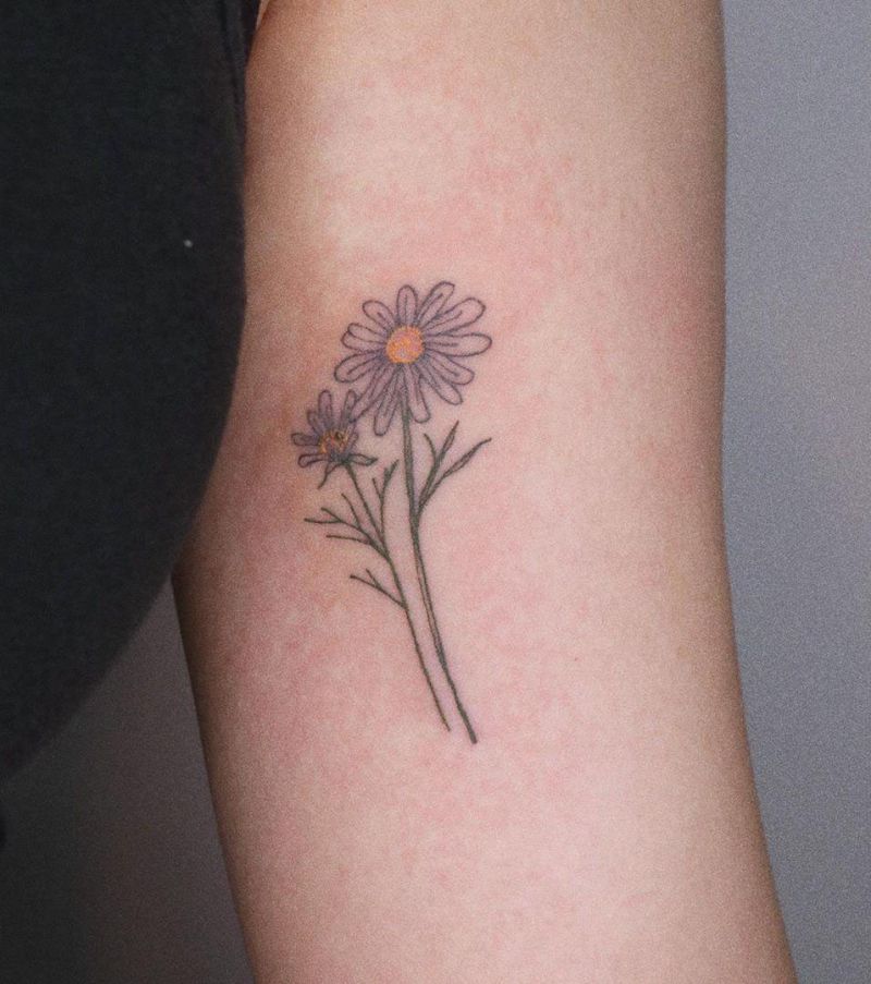 30 Elegant Chamomile Tattoos for Your Inspiration