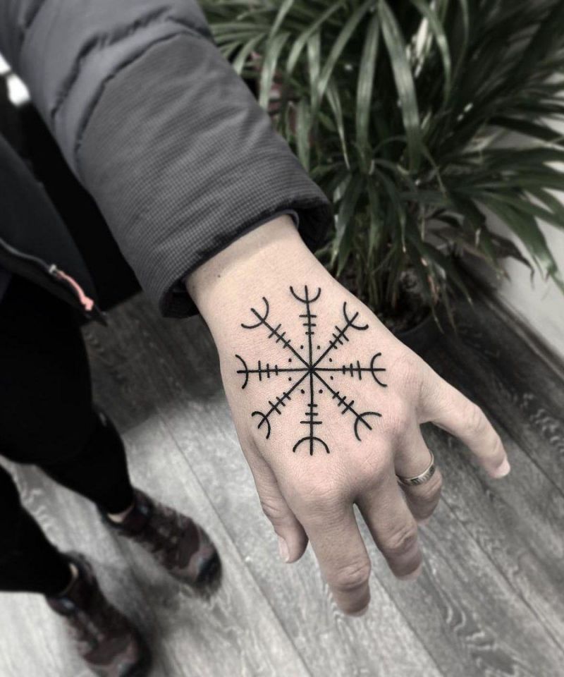 30 Unique Vegvisir Tattoos You Must Try