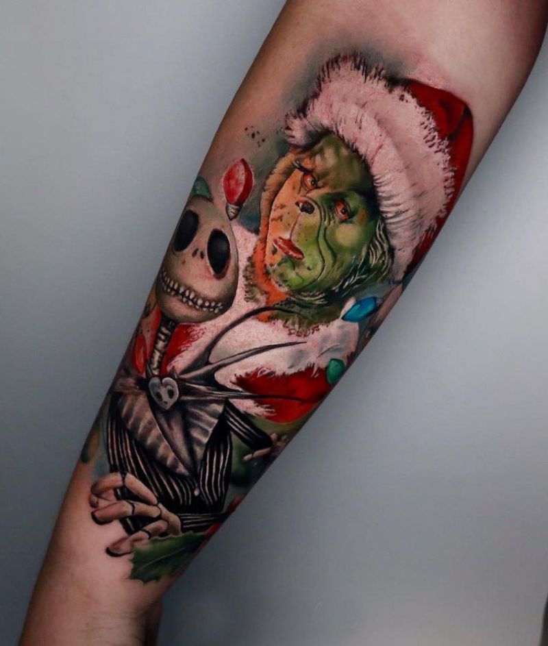 30 Unique Grinch Tattoos for Your Inspiration