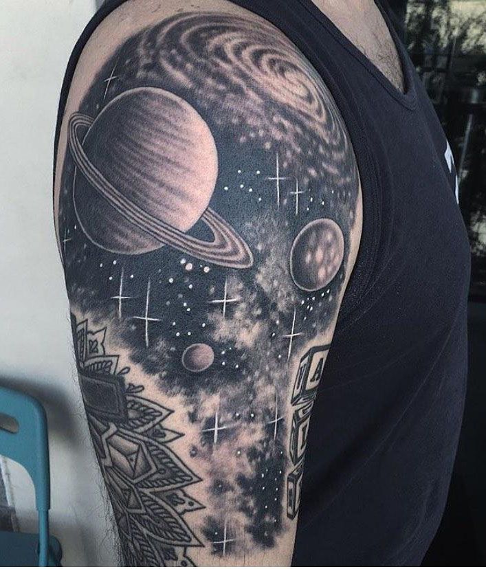 30 Unique Milky Way Tattoos for Your Inspiration