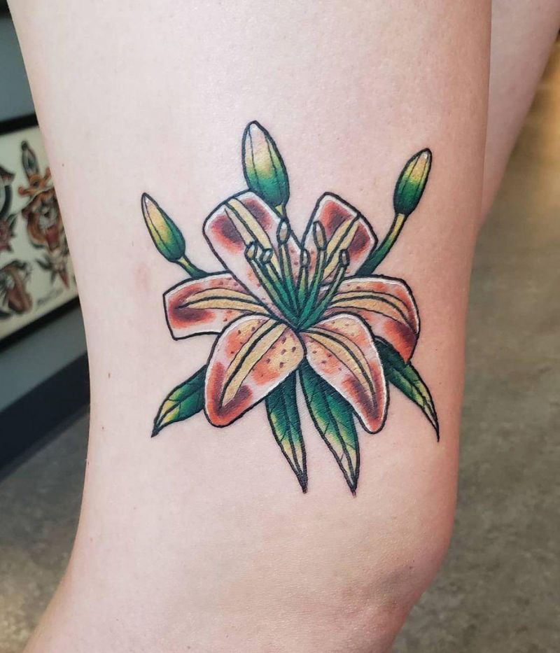 30 Unique Tiger Lily Tattoos You Must See