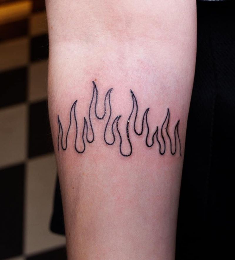 30 Unique Flame Tattoos You Must See