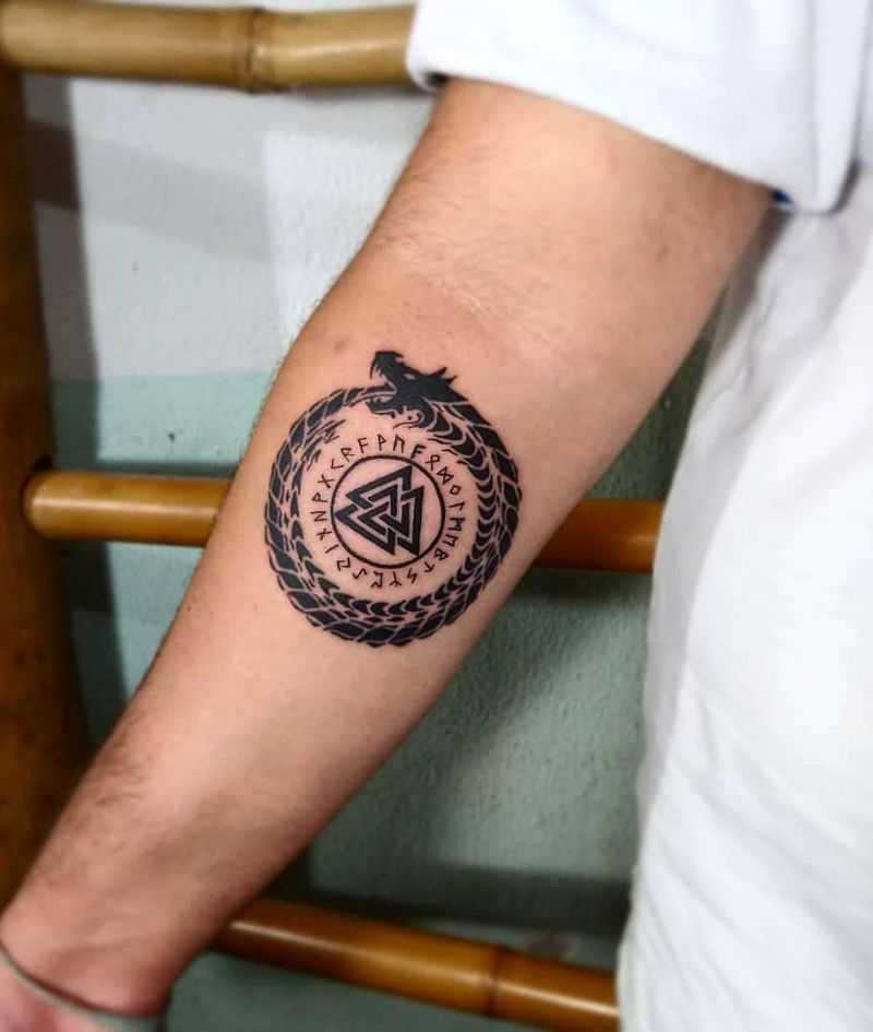 30 Unique Ouroboros Tattoos You Can Copy
