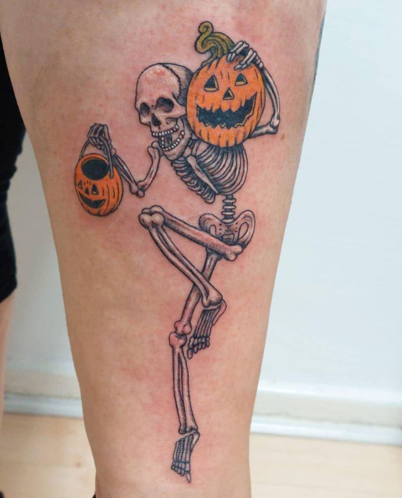 30 Cool Skeleton Tattoos You Must See