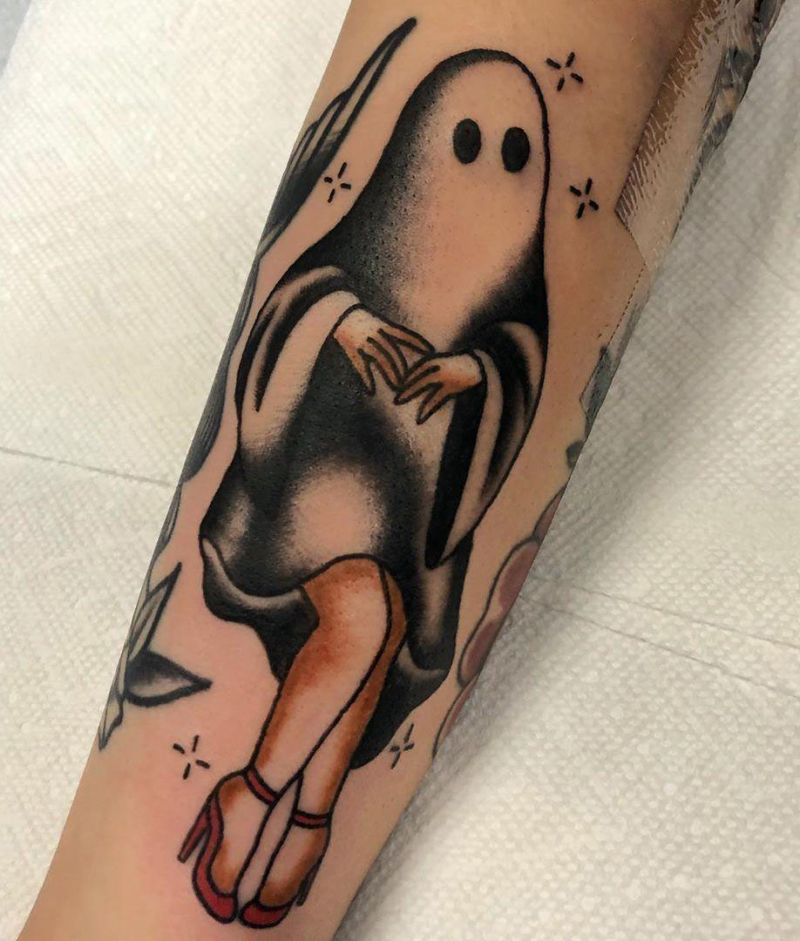 30 Cool Ghost Tattoos for Your Inspiration