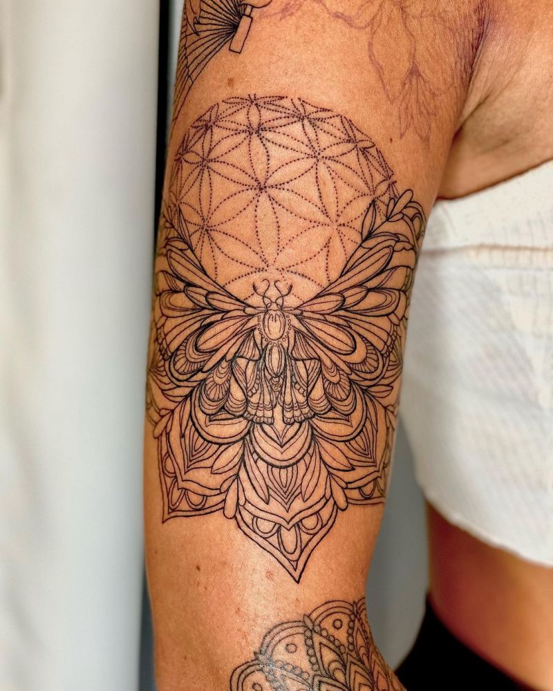 30 Unique Flower of Life Tattoos You Must See