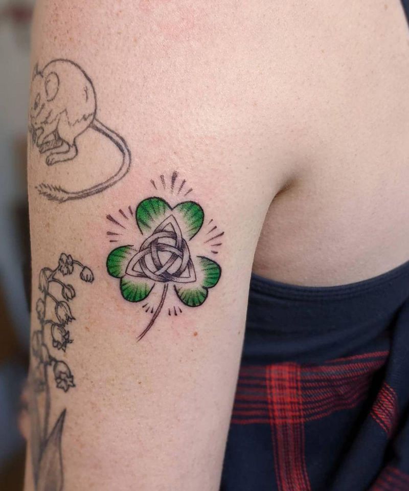 30 Unique Shamrock Tattoos You Will Love
