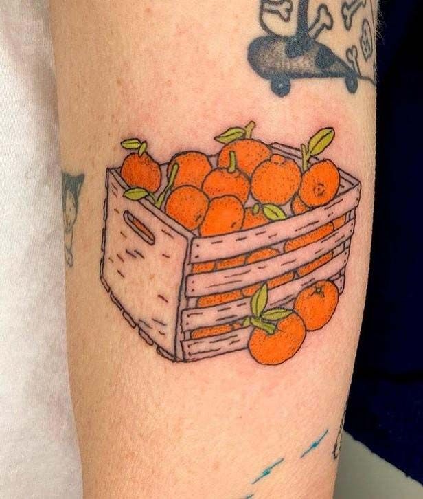 30 Elegant Orange Tattoos You Can Copy