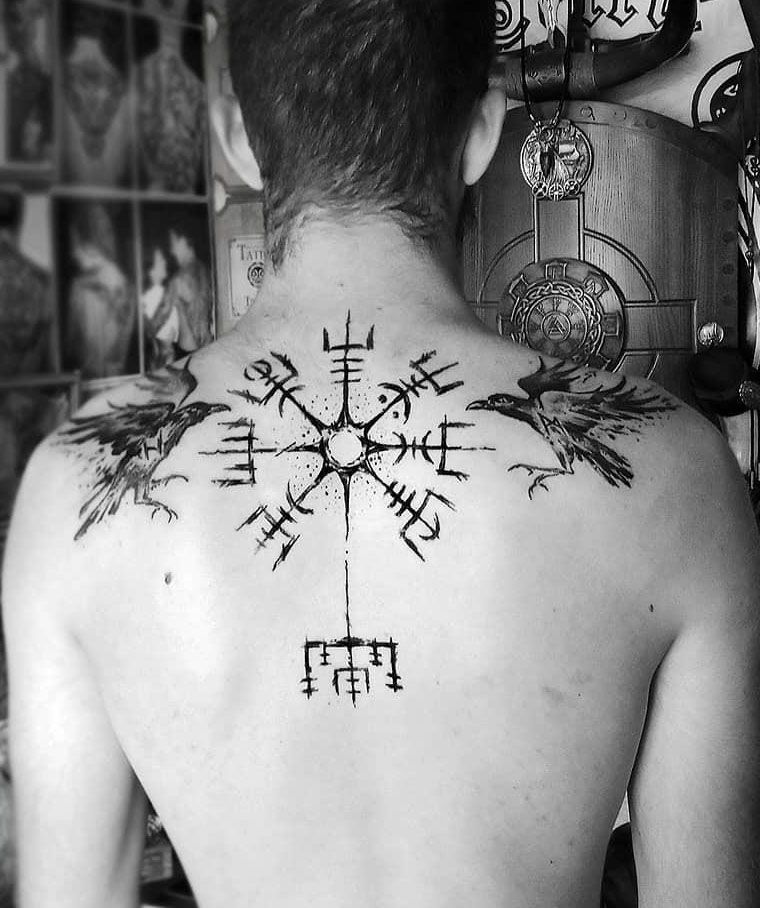 30 Unique Vegvisir Tattoos You Must Try