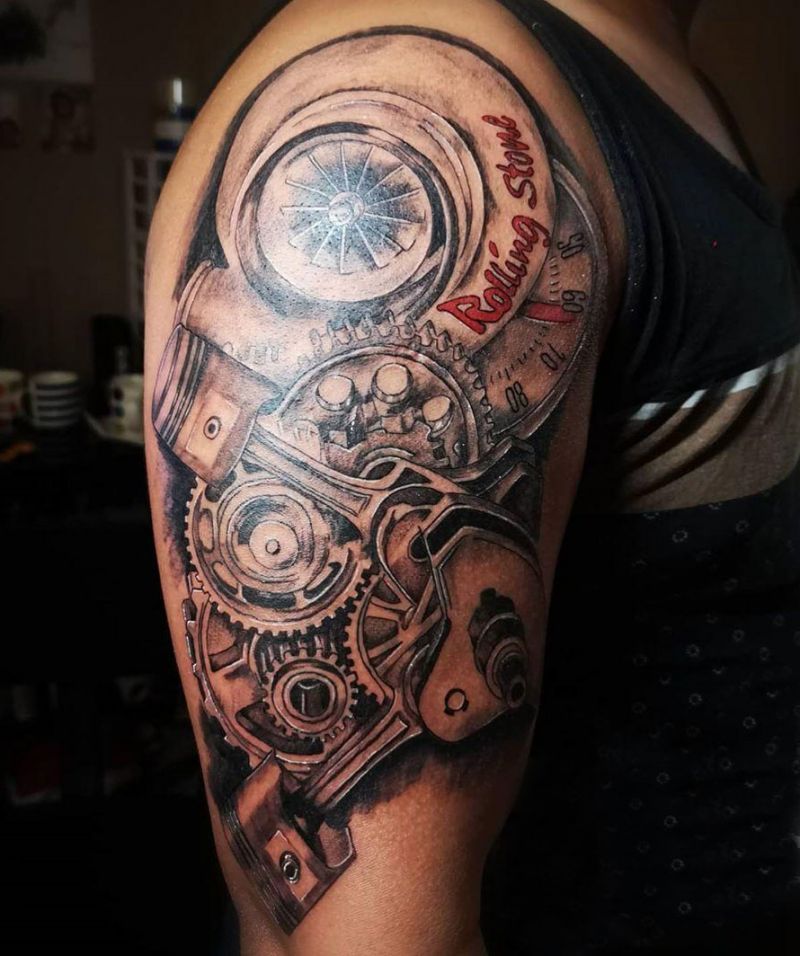 30 Cool Mechanic Tattoos You Can Copy