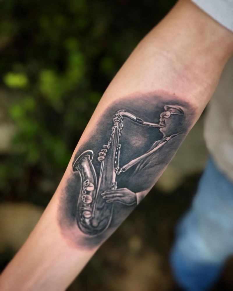 30 Elegant Saxophone Tattoos You Must Try