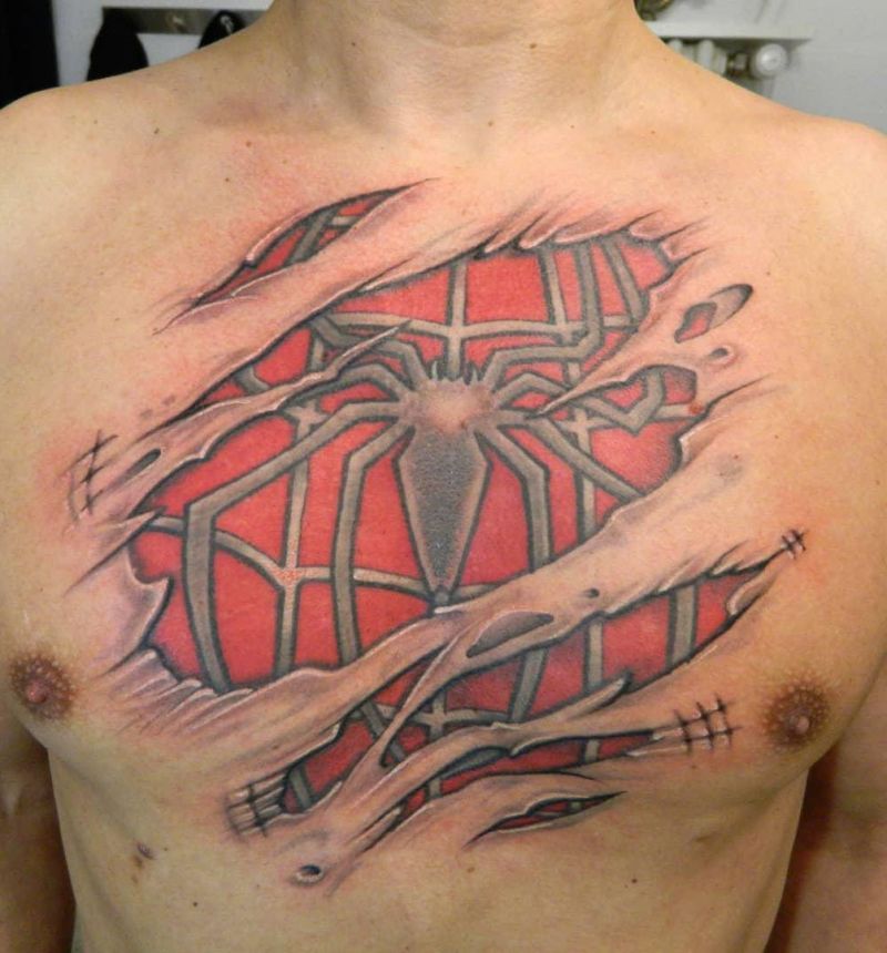 30 Great Ripped Skin Tattoos You Must Try
