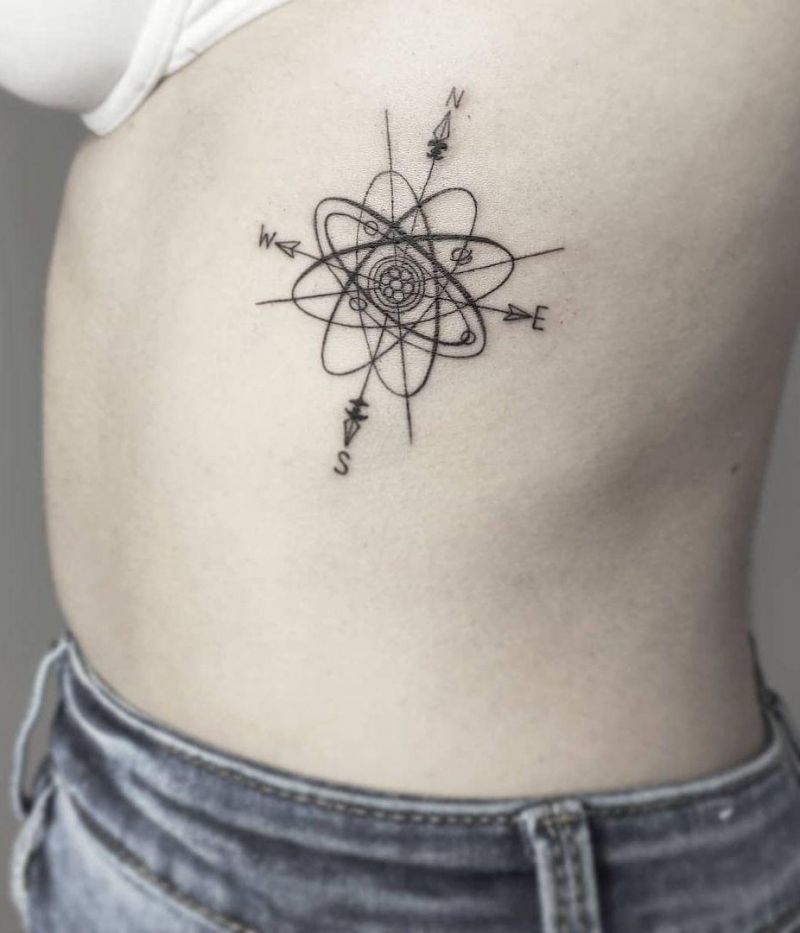 30 Elegant Atom Tattoos You Can Copy