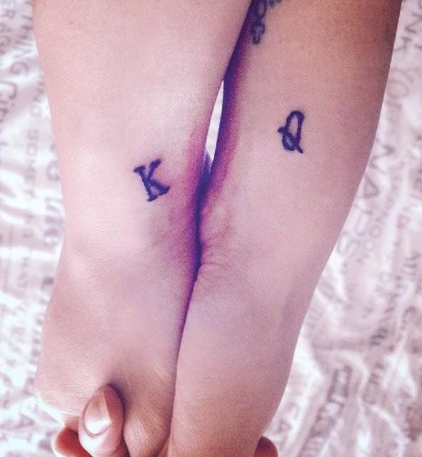 30 Pretty King and Queen Tattoos You Will Love