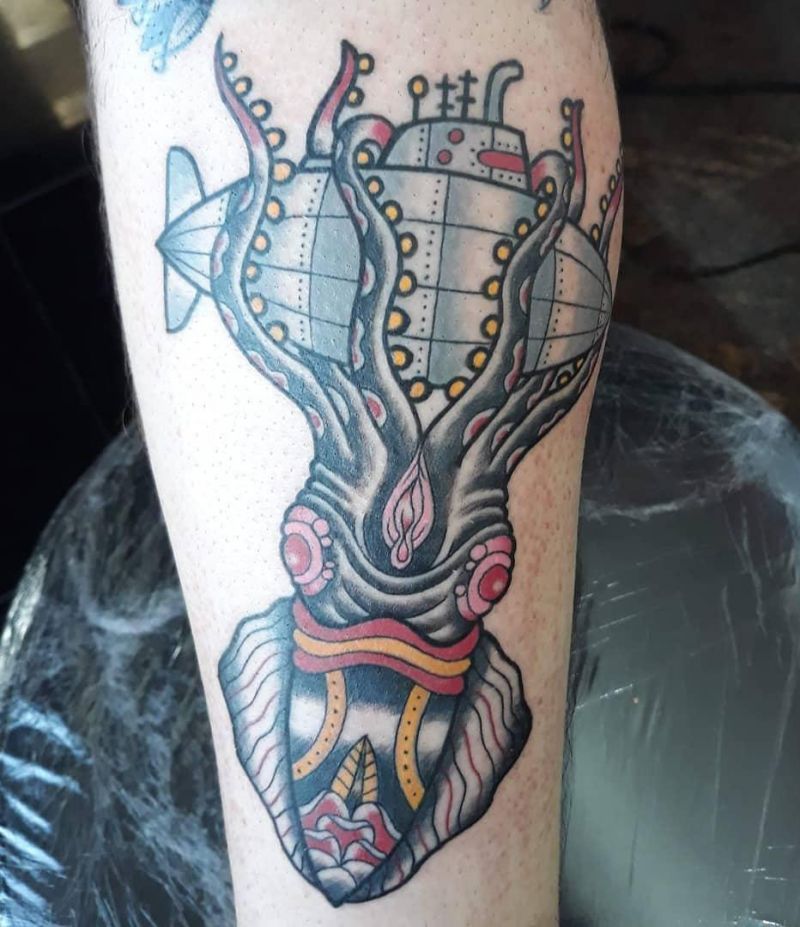 30 Great Submarine Tattoos to Inspire You