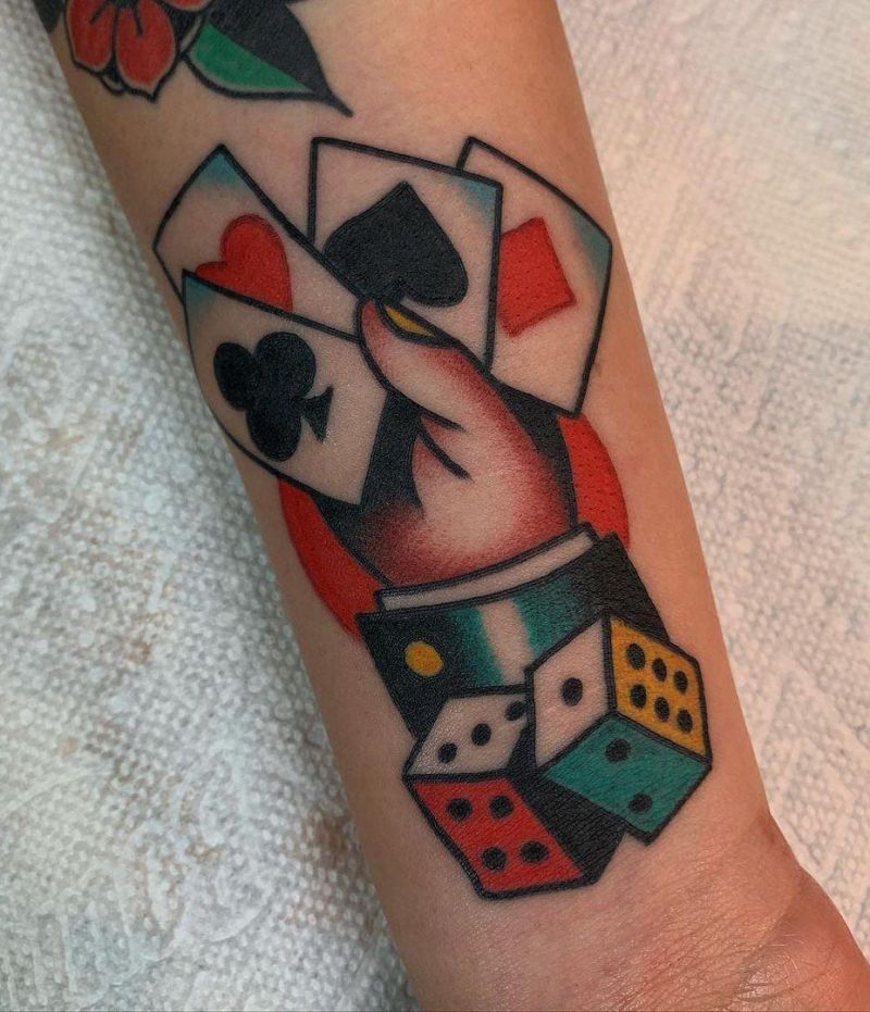 30 Unique Dice Tattoos for Your Inspiration