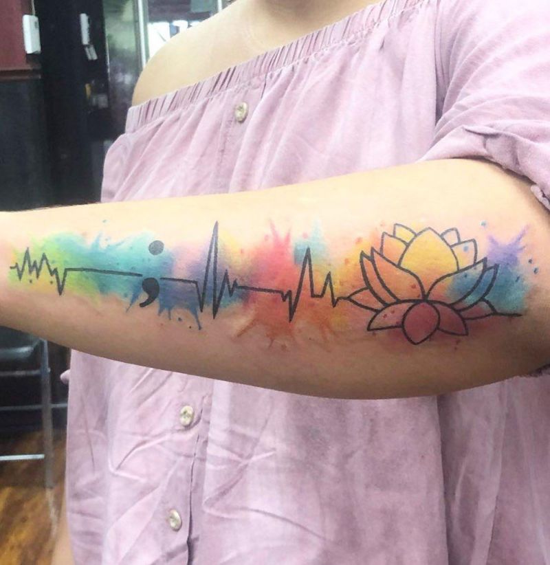 30 Elegant Heartbeat Tattoos You Must Try