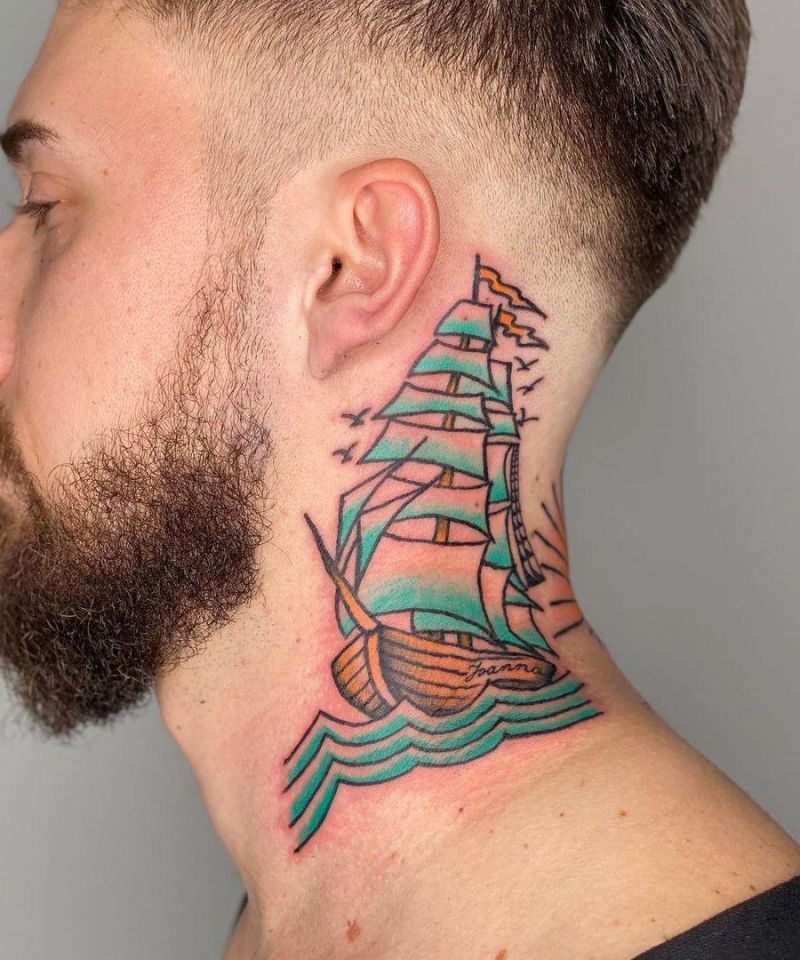 30 Great Ship Tattoos You Must Try