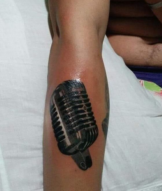 30 Unique Microphone Tattoos You Must Try