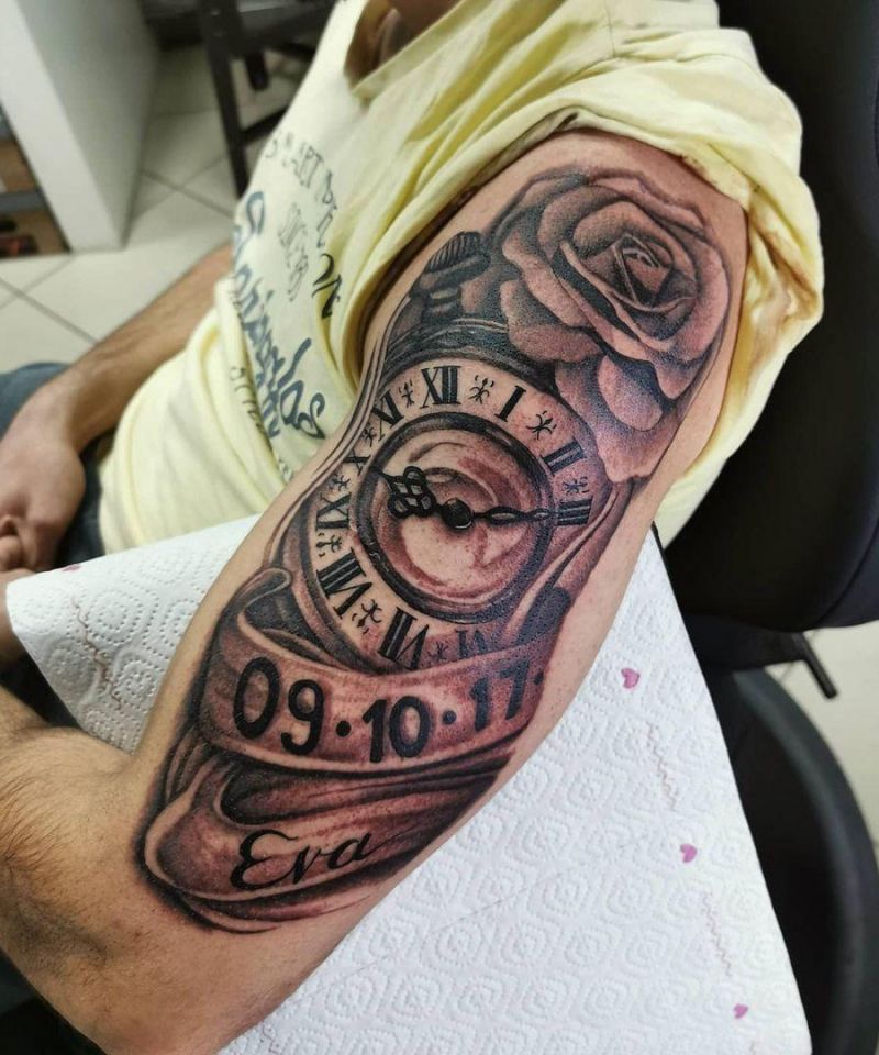 30 Unique Watch Tattoos You Must Try