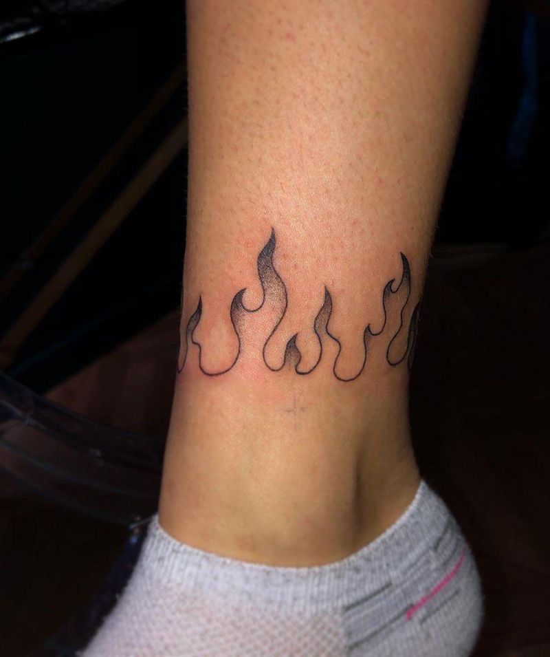 30 Unique Fire Tattoos You Will Love
