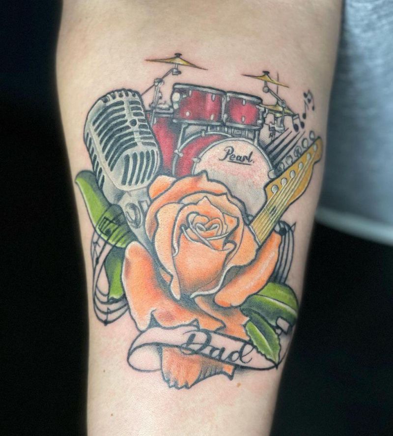 30 Unique Microphone Tattoos You Must Try