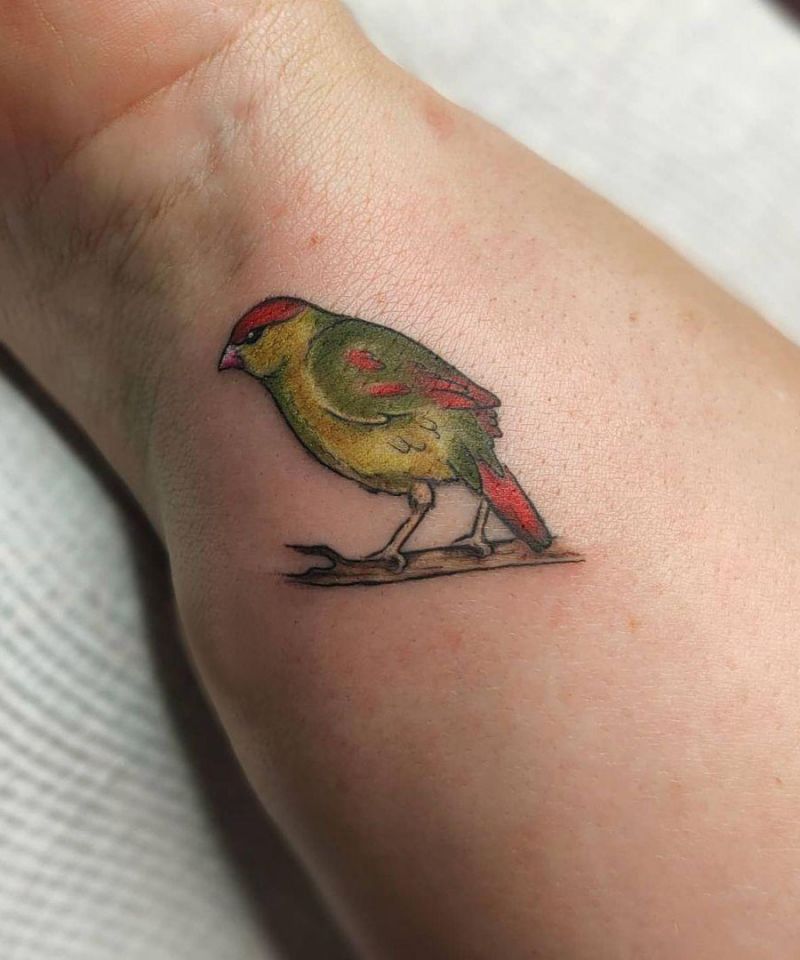 30 Elegant Finch Tattoos You Must Love