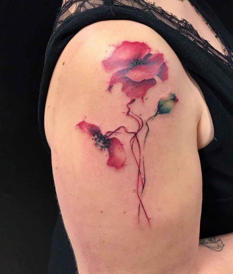 30 Cool Aquarelle Tattoos You Must Love
