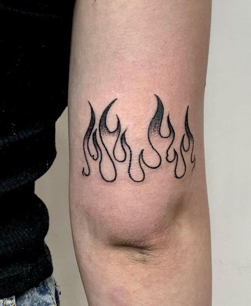 30 Unique Fire Tattoos You Will Love