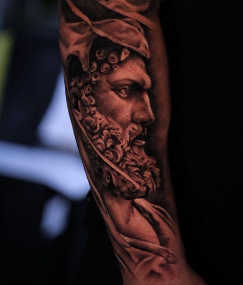 30 Great Hercules Tattoos to Inspire You