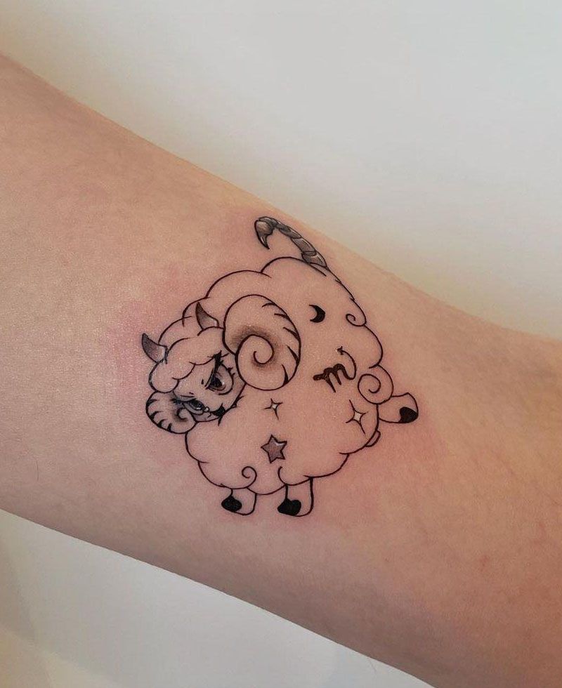 30 Unique Sheep Tattoos You Will Love