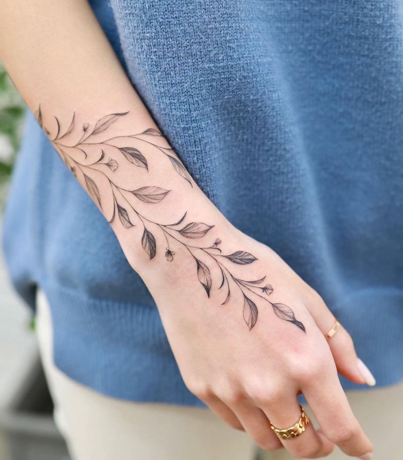 30 Elegant Leaf Tattoos You Will Love