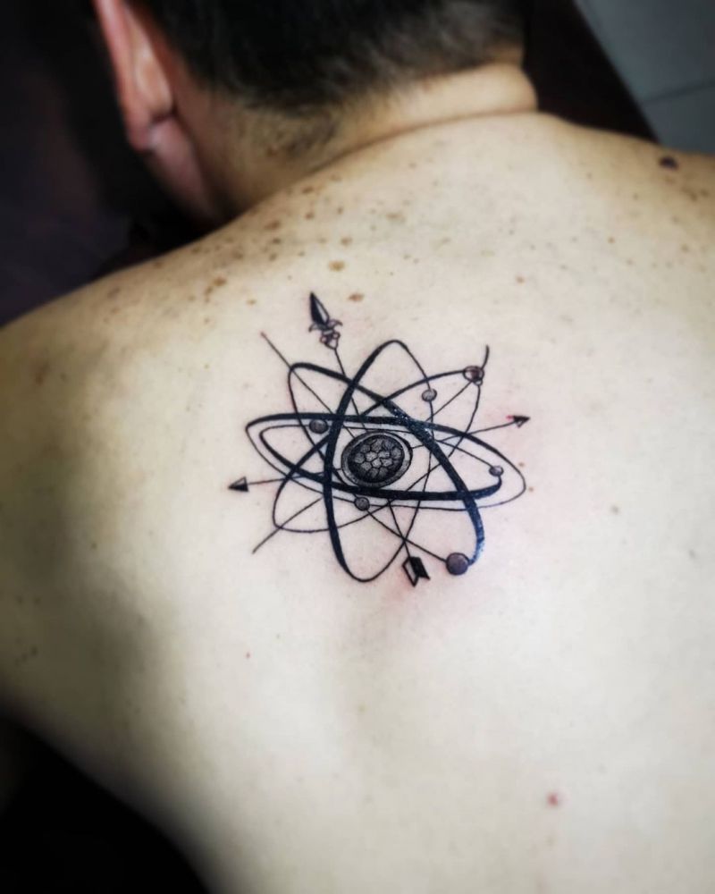 30 Elegant Atom Tattoos You Can Copy