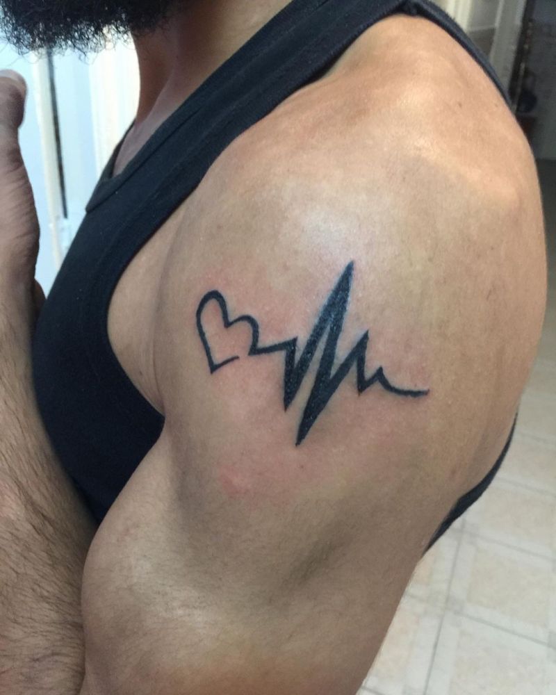 30 Elegant Heartbeat Tattoos You Must Try