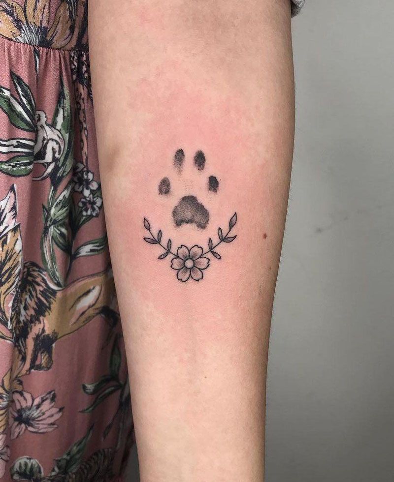 30 Elegant Cat Paw Tattoos You Can Copy