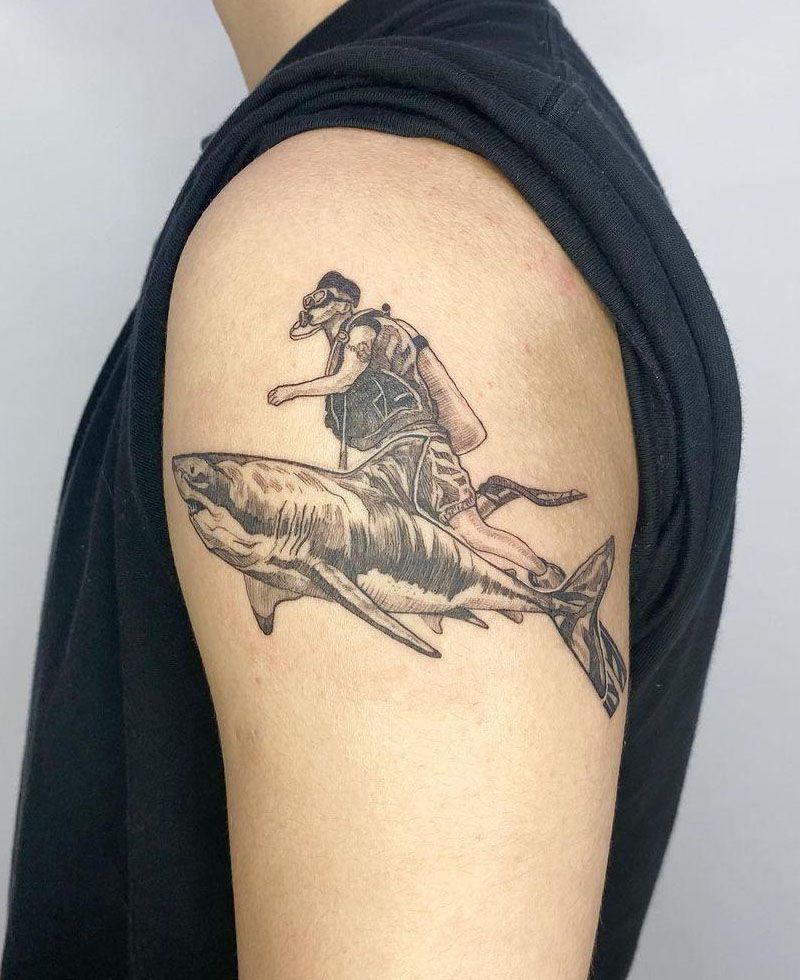 30 Elegant Diver Tattoos You Must Try