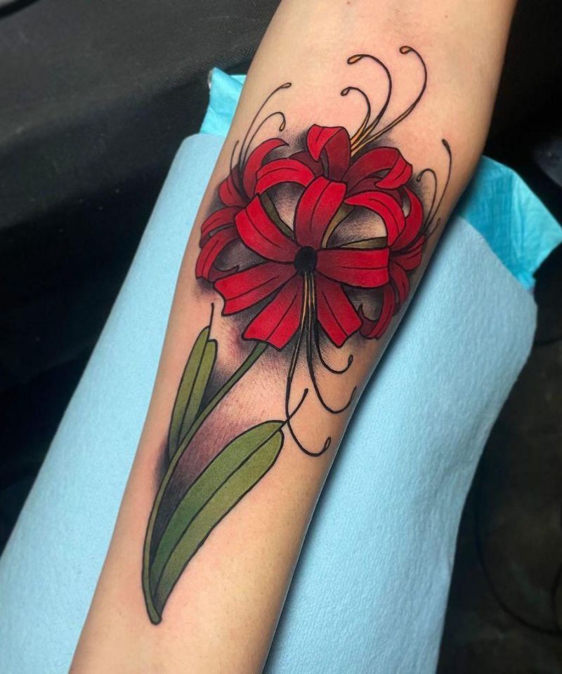 30 Elegant Spider lily Tattoos You Must Love