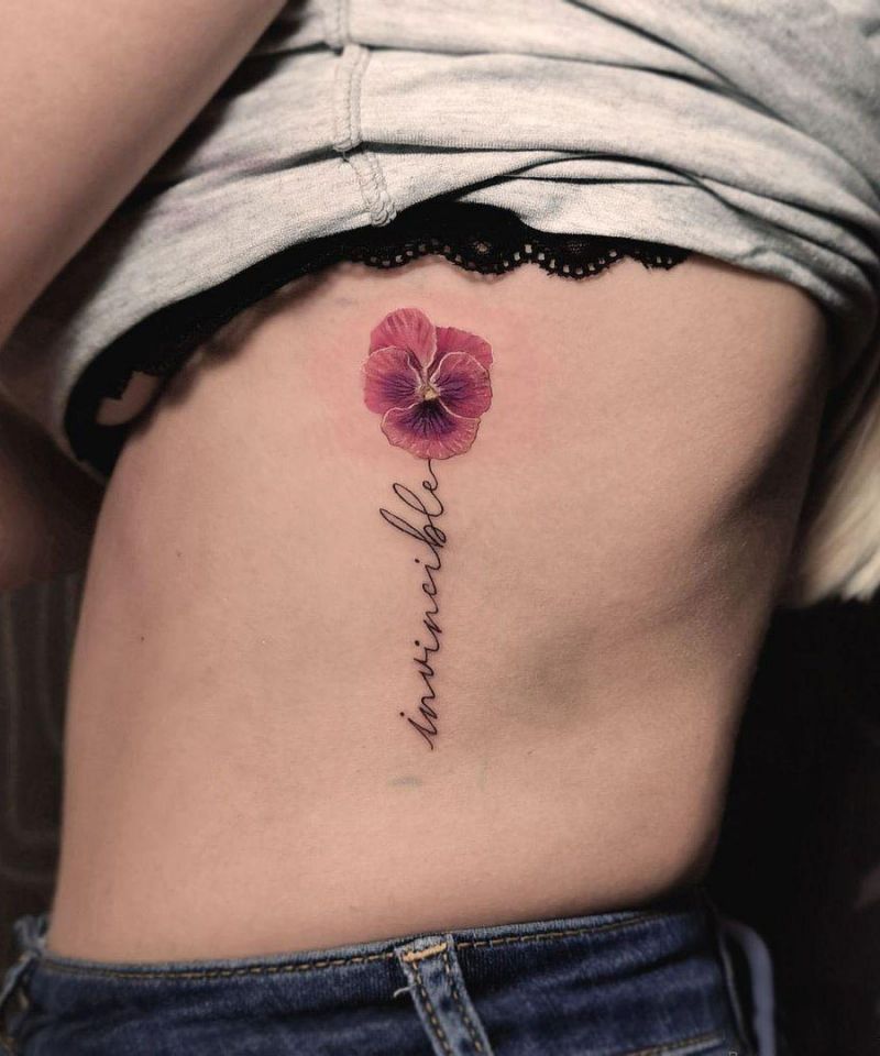 30 Elegant Violet Tattoos You Must Love